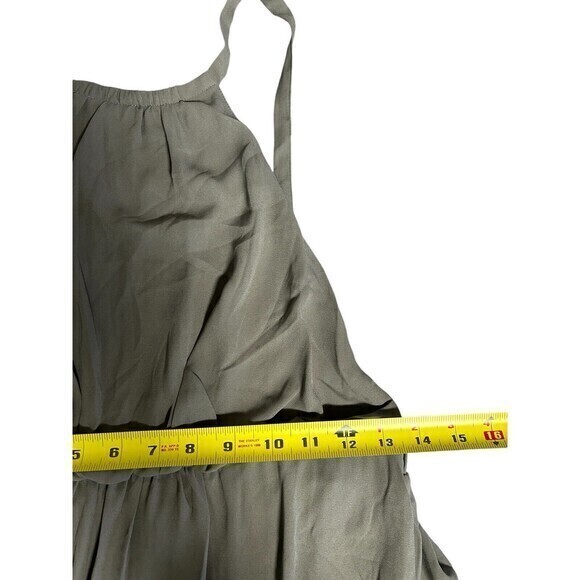 Show Me Your Mumu Amanda Halter Maxi Dress Jersey Knit‎ Gray Large Cockta… - Picture 4 of 6